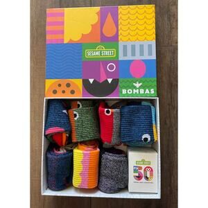 Bombas Sesame Street 50th Anniversary Youth Socks (7 pairs)